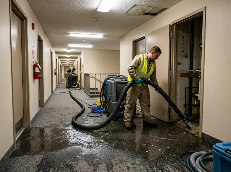 multi-unit-apartment-hallway-f-005 — frequently asked questions, Emergency Burst Pipe Water Extraction & Removal in Rendon,…